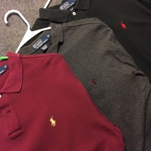 "Garnet & Black Collection" of Polos